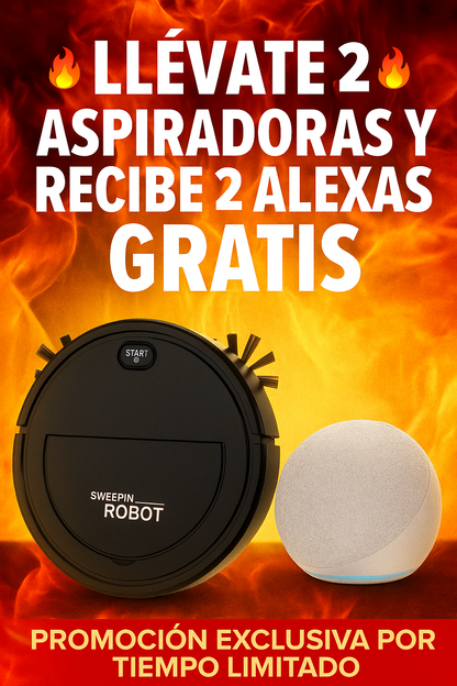 🔥 OFERTA SOLO HOY – DOBLE ROBOT + ALEXAS DE REGALO